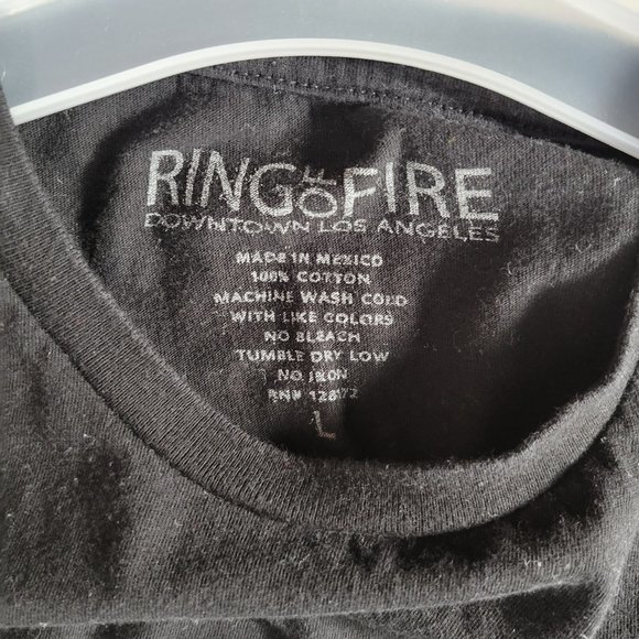 California Republic Bear Flag T-Shirt Ring of Fire Brand  Adult  Size Large - Picture 3 of 3